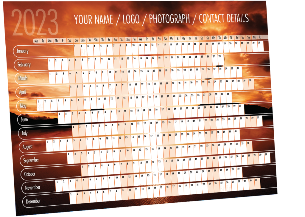 Year Planners and Wall Planners in Huddersfield at SwiftPrint